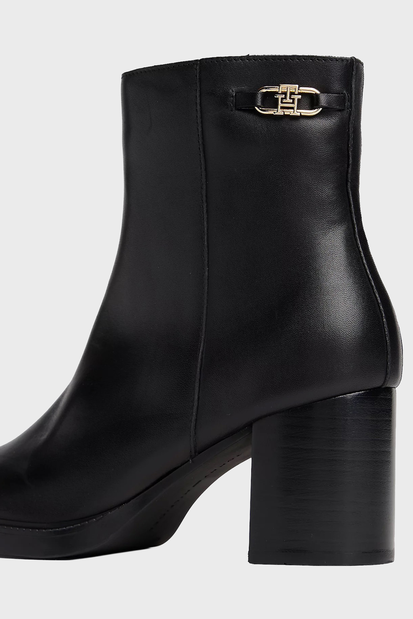 Ботильоны STACKED HEEL LEATHER ANKLE BOOT 6