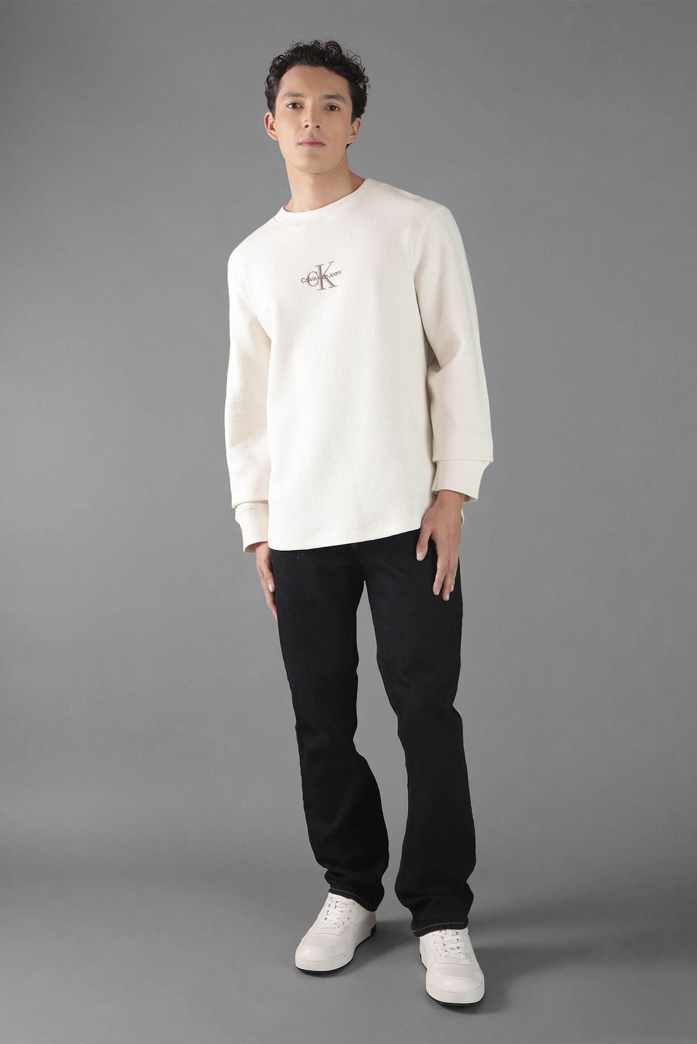 Лонгслив MONOLOGO WAFFLE LS TEE 2