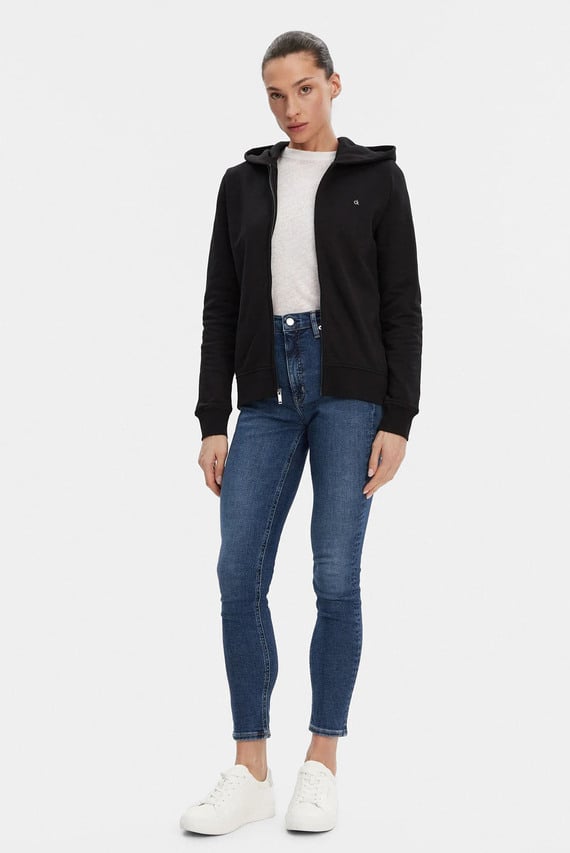 Реглан CK EMB TERRY ZIP THROUGH HOODIE