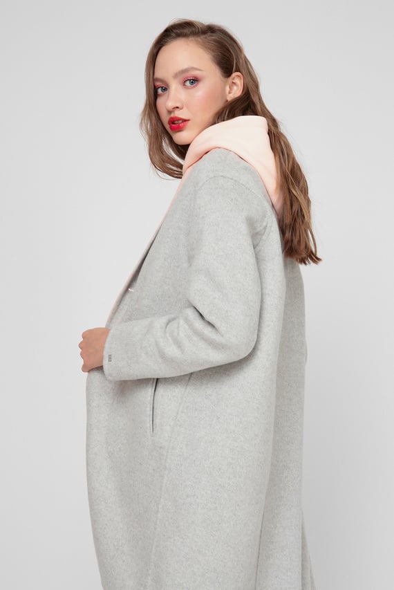 Женское двустороннее шерстяное пальто ALISON REV WOOL BLEND