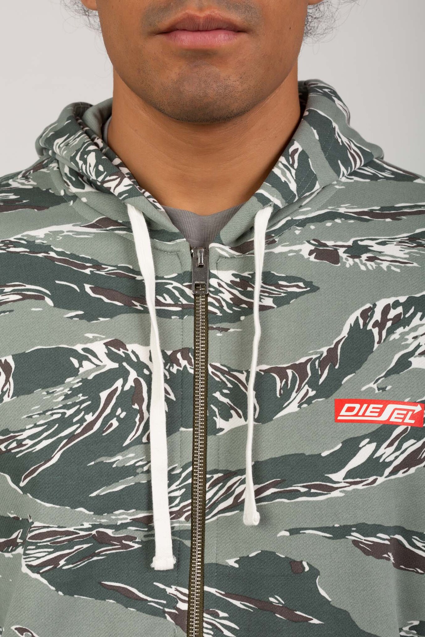 Реглан S-GINN-HOOD-ZIP-HS1 SWEAT-SHIRT Diesel Реглан S-GINN-HOOD-ZIP-HS1 SWEAT-SHIRT 4