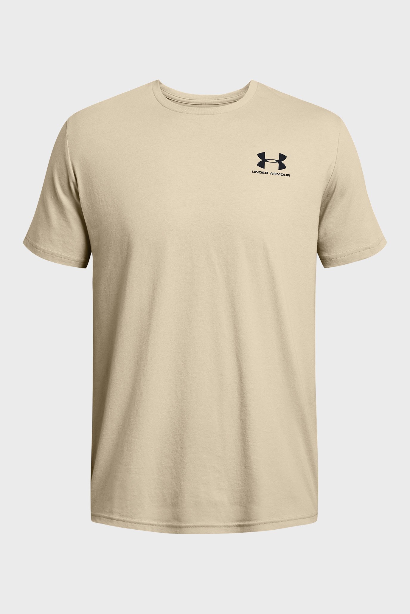 Мужская бежевая футболка UA M SPORTSTYLE LC SS 4