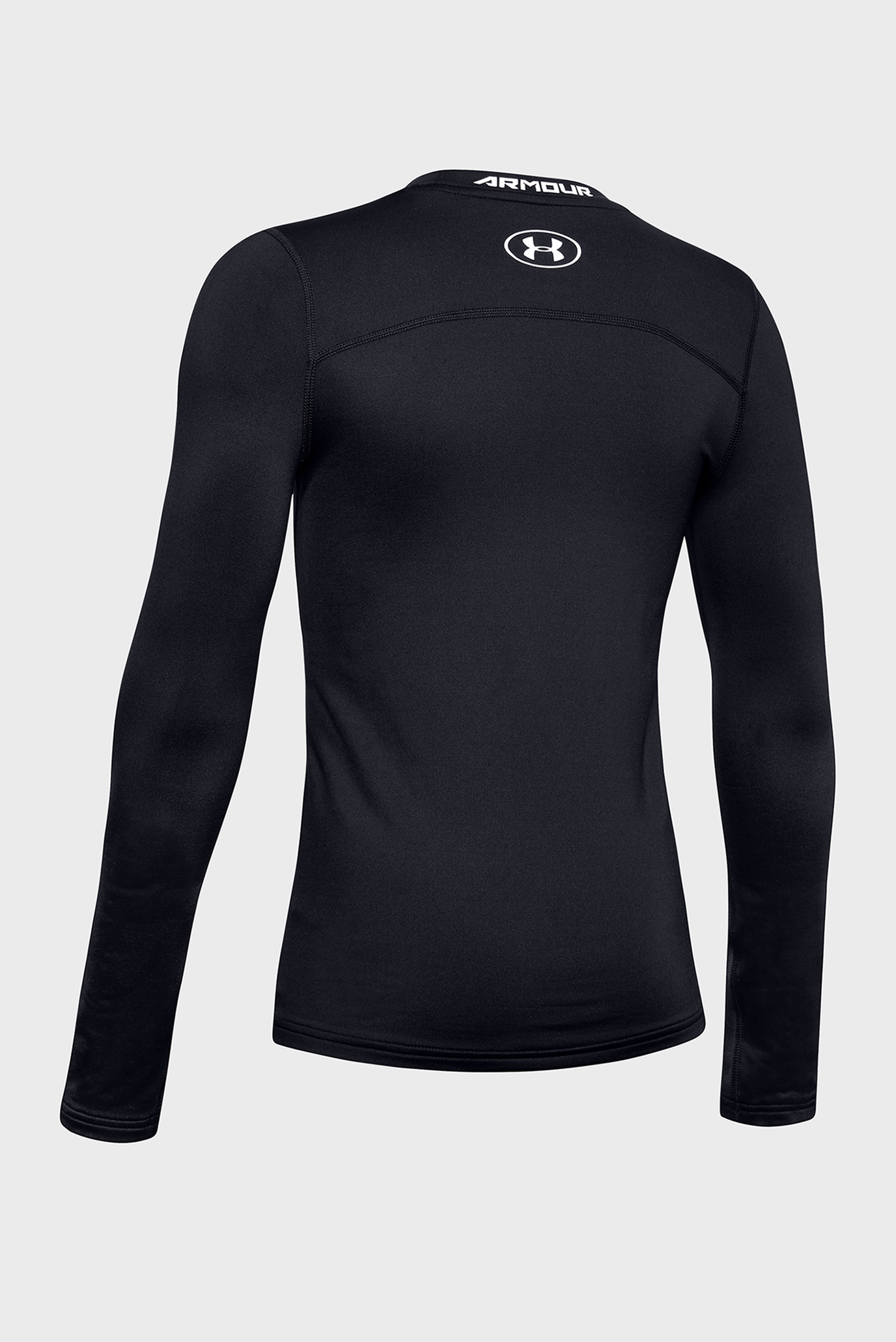 Детский черный лонгслив ColdGear Armour LS 4