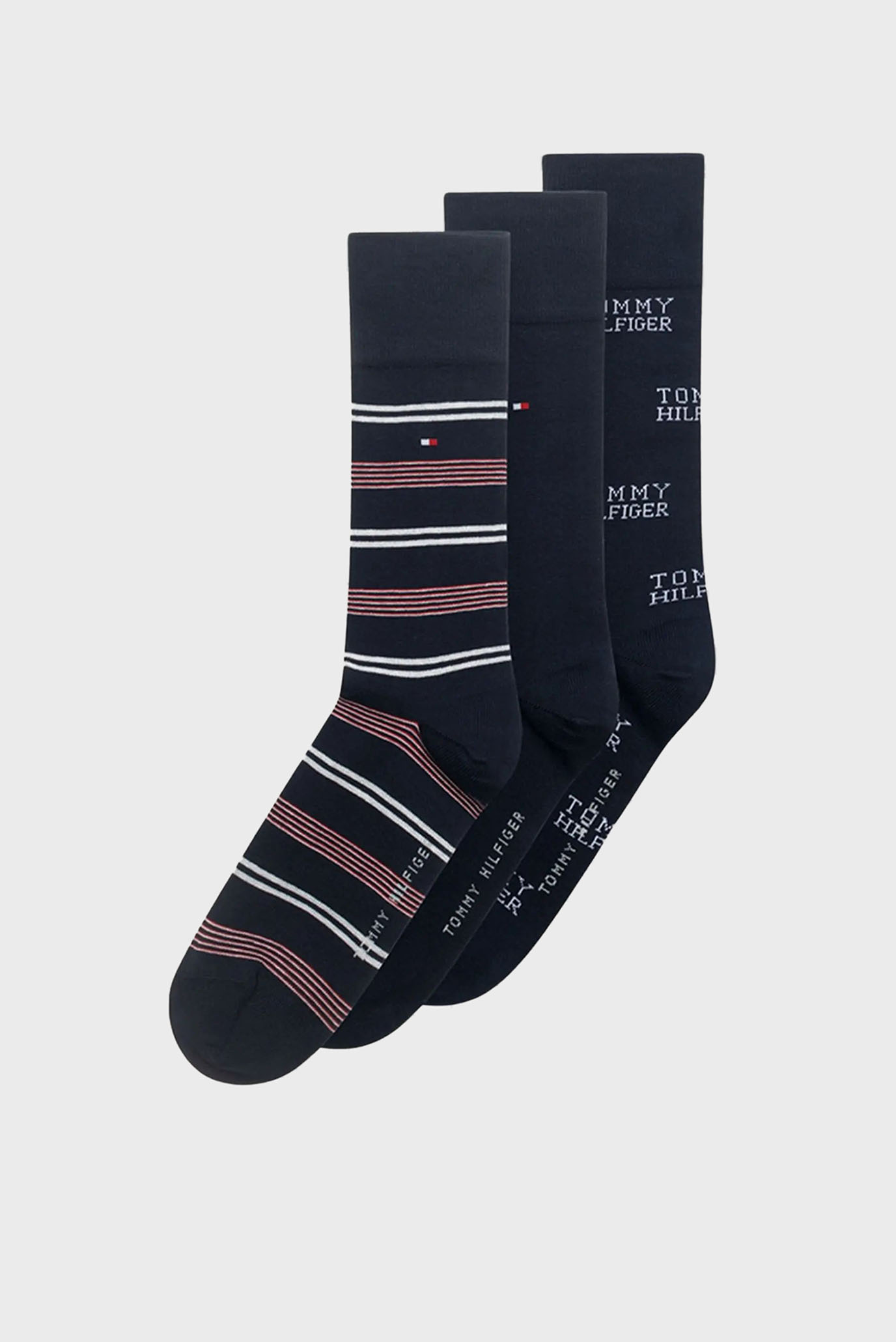 Набор носков/TH MEN SOCK 3P GIFTBOX TOMMY STRIPE 1