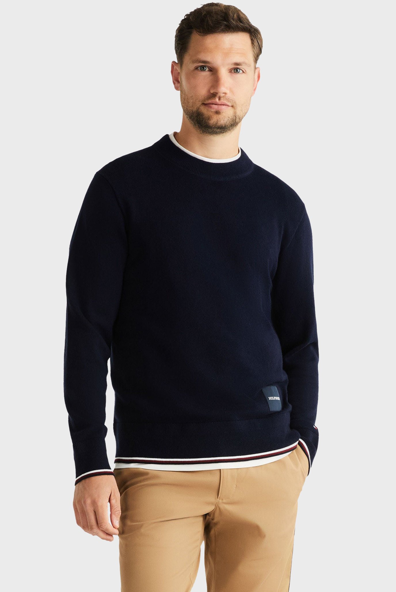 Свитер MONOTYPE GS TIPPED CREW NECKTommy Hilfiger Свитер MONOTYPE GS TIPPED CREW NECK 5
