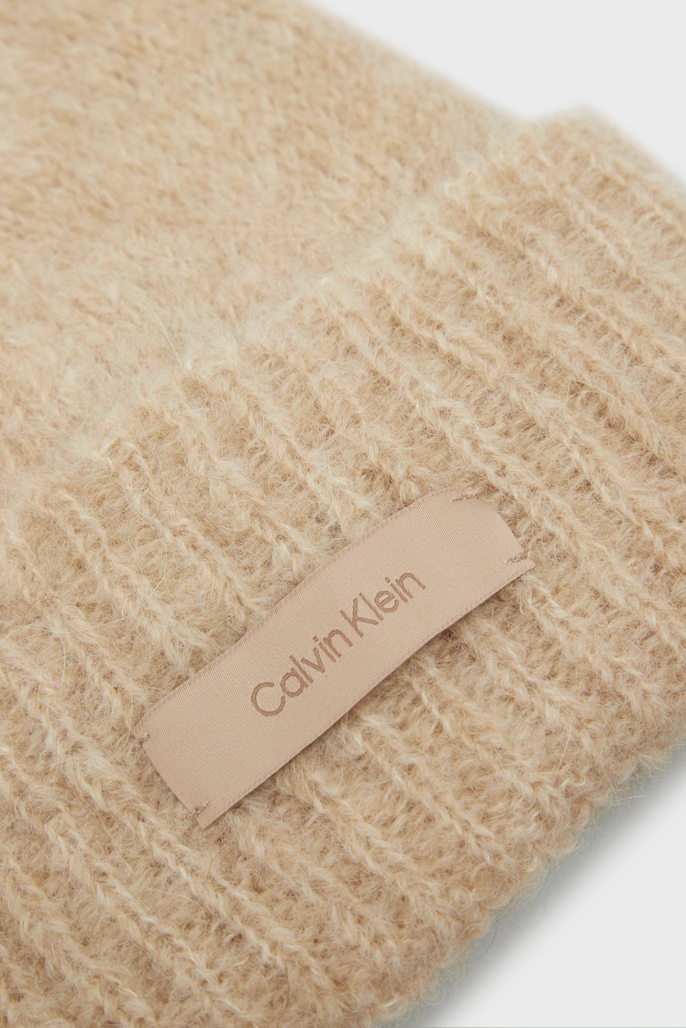 Шапка SATIN LABEL WOOL-BLEND BEANIE 5