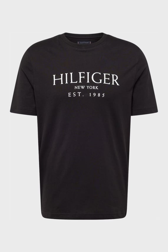 Мужская черная футболка BIG HILFIGER TEE