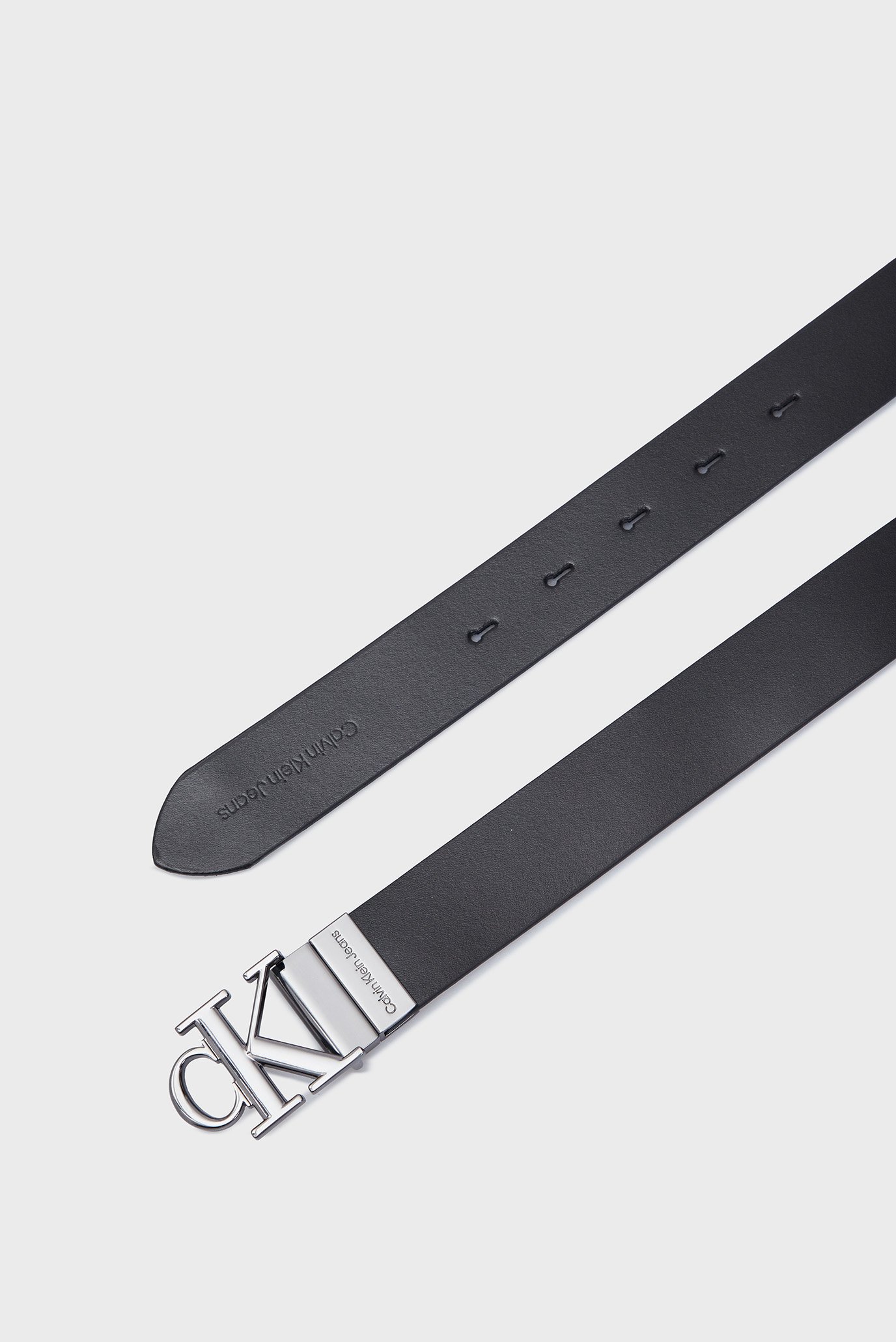 Женский черный кожаный двусторонний ремень ROUND MONO PL REV LTHR BELT 30MMCalvin Klein Jeans Женский черный кожаный двусторонний ремень ROUND MONO PL REV LTHR BELT 30MM 3