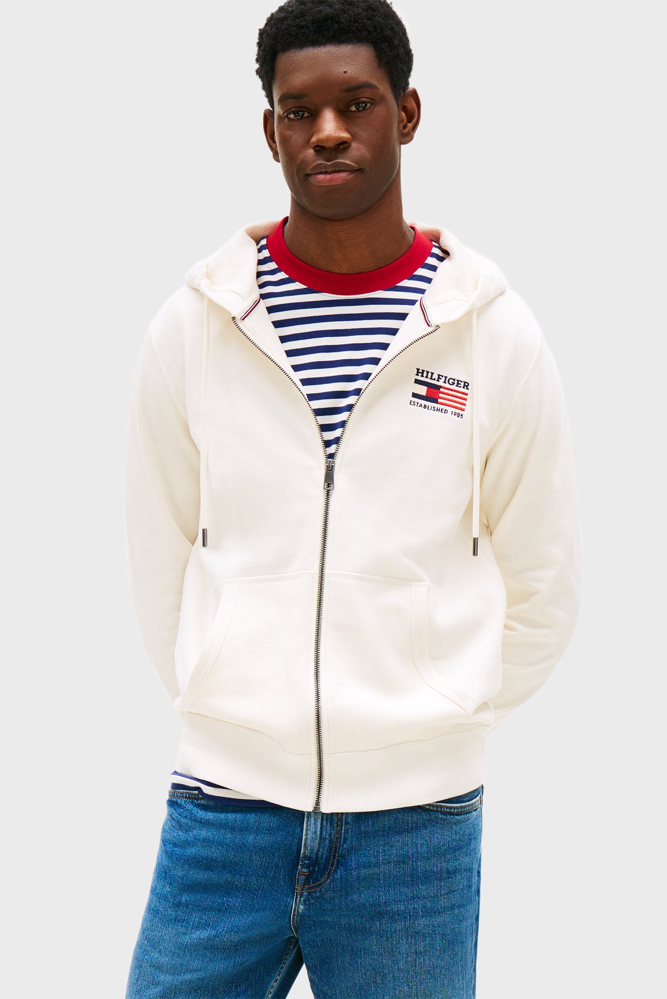 Реглан/AMERICANA ZIP THROUGH HOODY 1