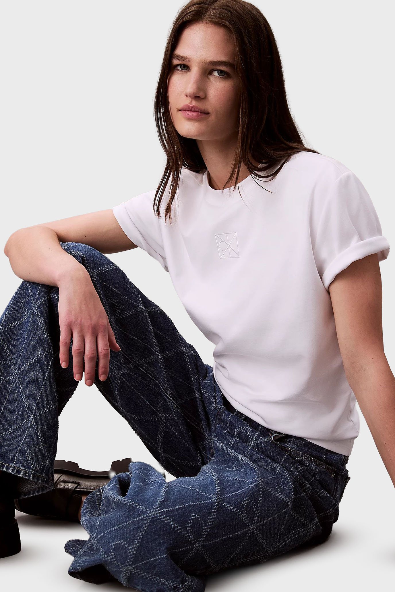 Футболка SS LUX CTN INTERLOCK EMBLEM MOCK 6