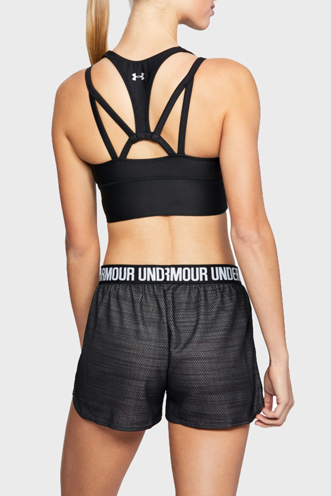 Женский черный топ Longline Sport Bralette 5