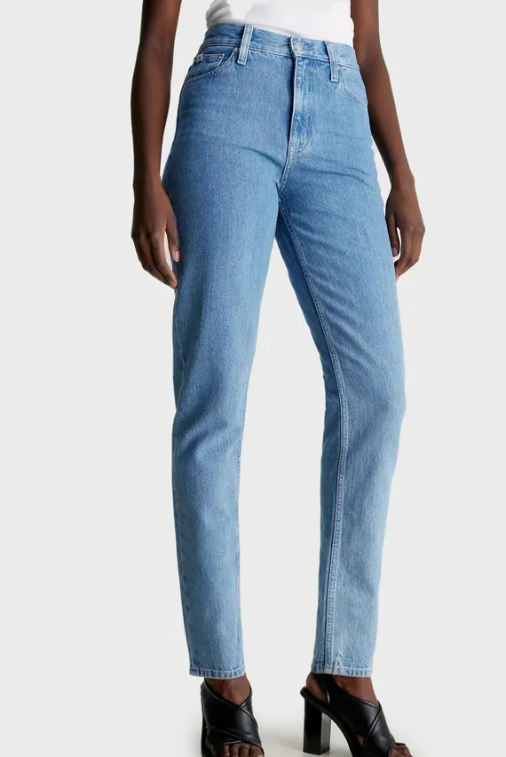 Женские голубые джинсы MOM JEAN Calvin Klein Jeans