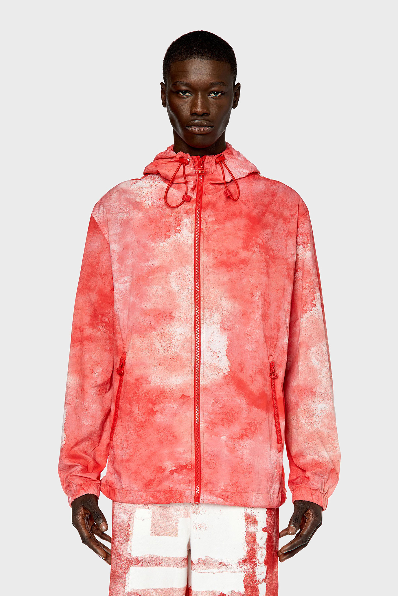 Мужская красная ветровка J-WARRETT-LOGO 6