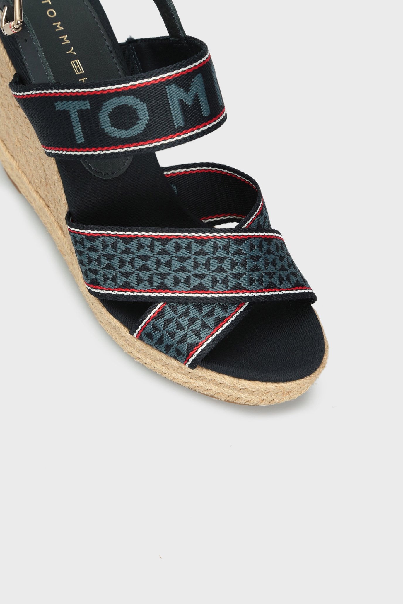 Женские синие босоножки TOMMY WEBBING HIGH WEDGETommy Hilfiger Женские синие босоножки TOMMY WEBBING HIGH WEDGE 4