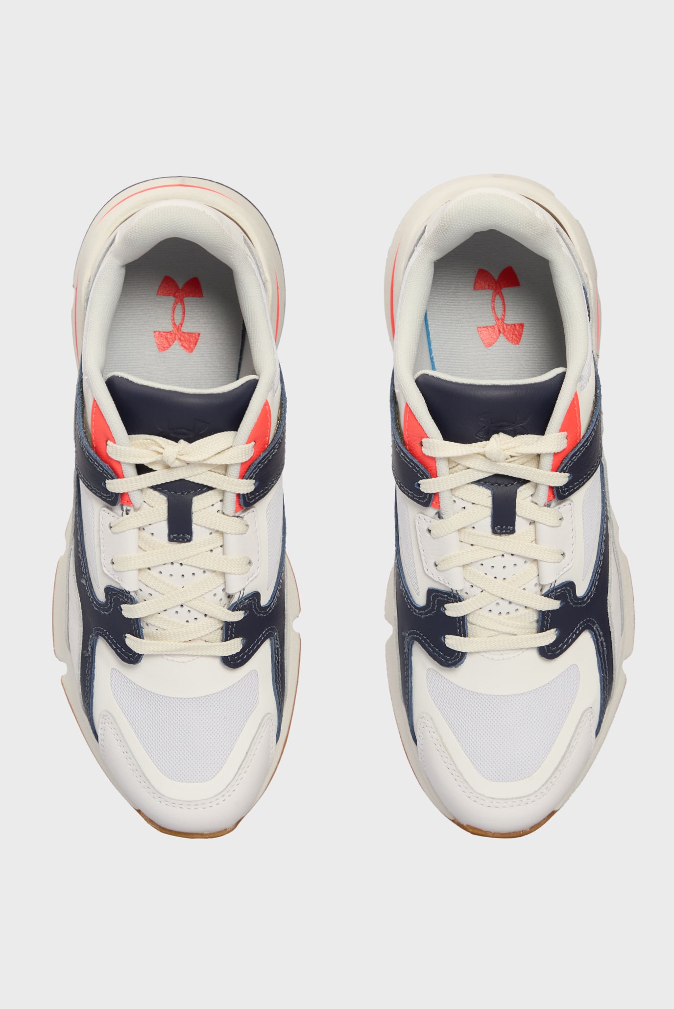 Белые кожаные кроссовки UA Forge 96 LEATHER reissue 4