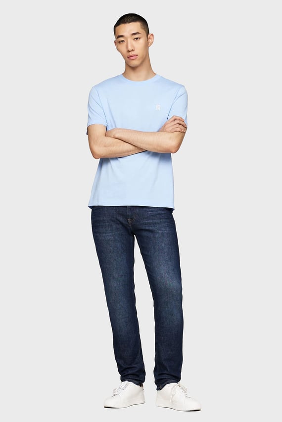 Мужская голубая футболка MONOGRAM IMD TEE