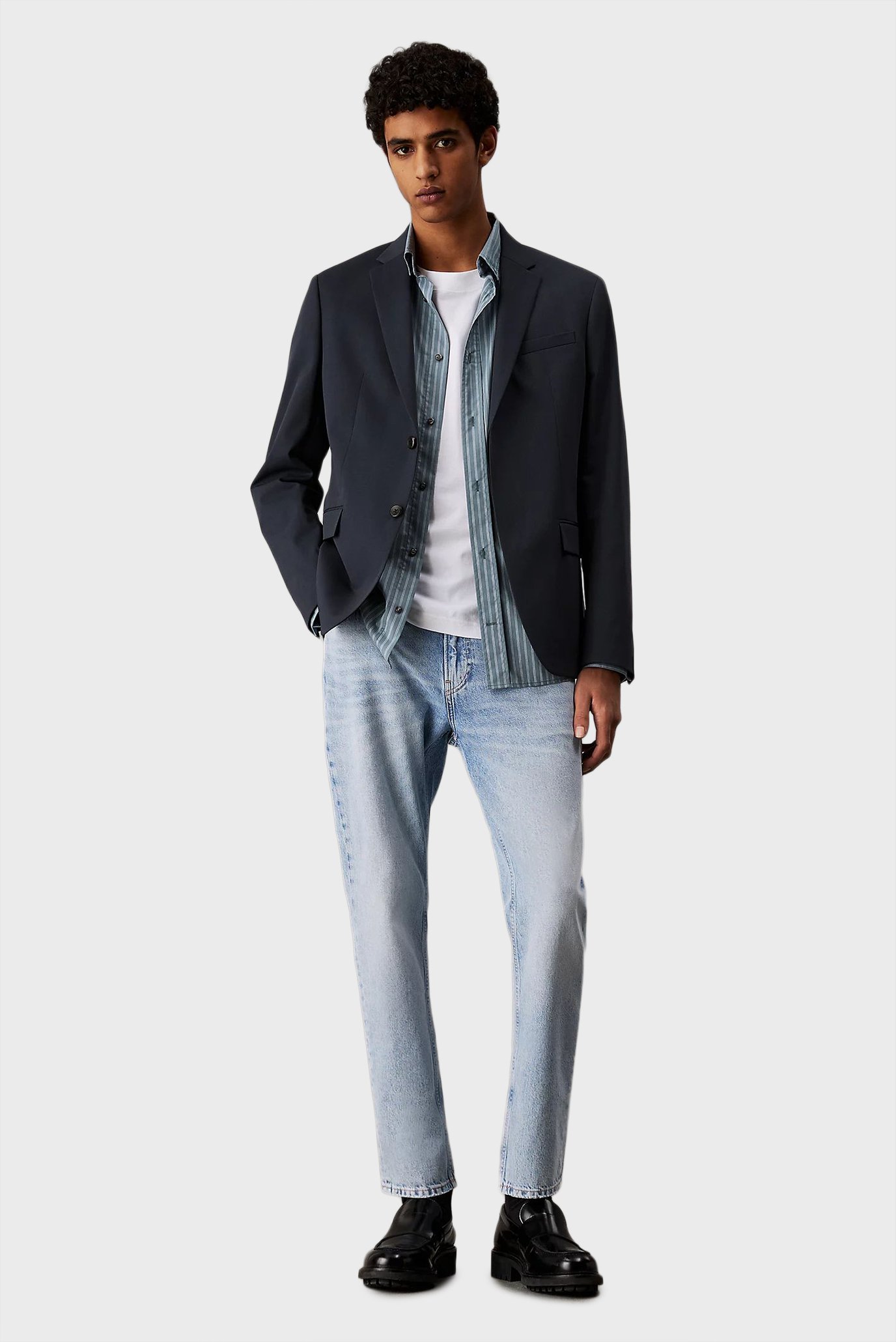 Мужские голубые джинсы DAD JEANCalvin Klein Jeans Мужские голубые джинсы DAD JEAN 2