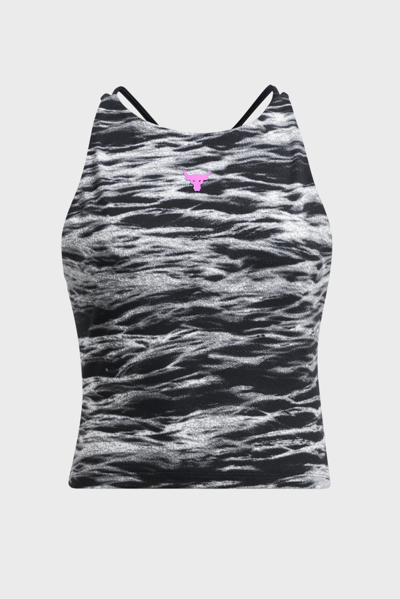 Женский черный топ с узором Pjt Rck Lets Go BTB Top Pt 4