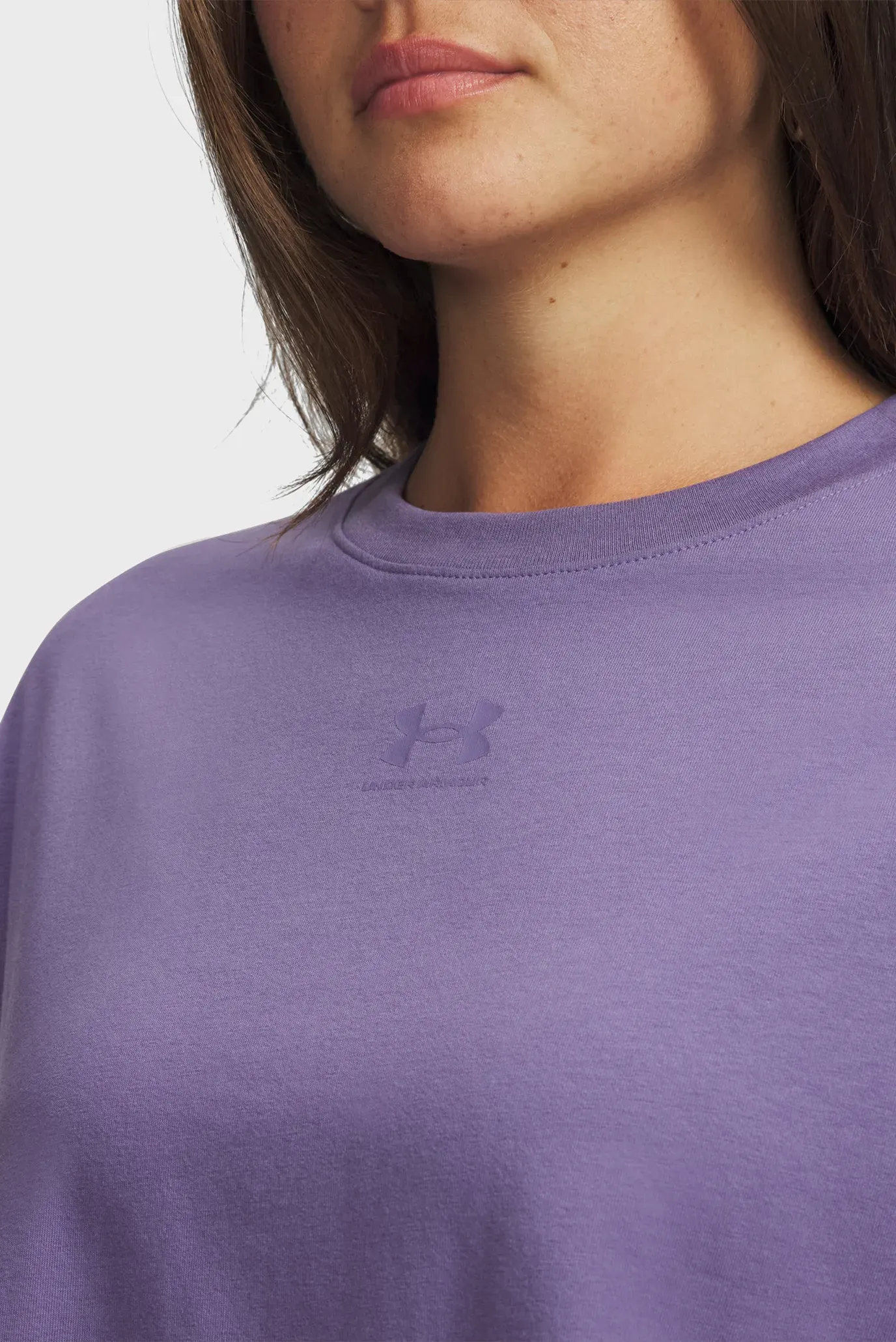 Футболка UA Rival Boxy Tee Solid-PPL 3