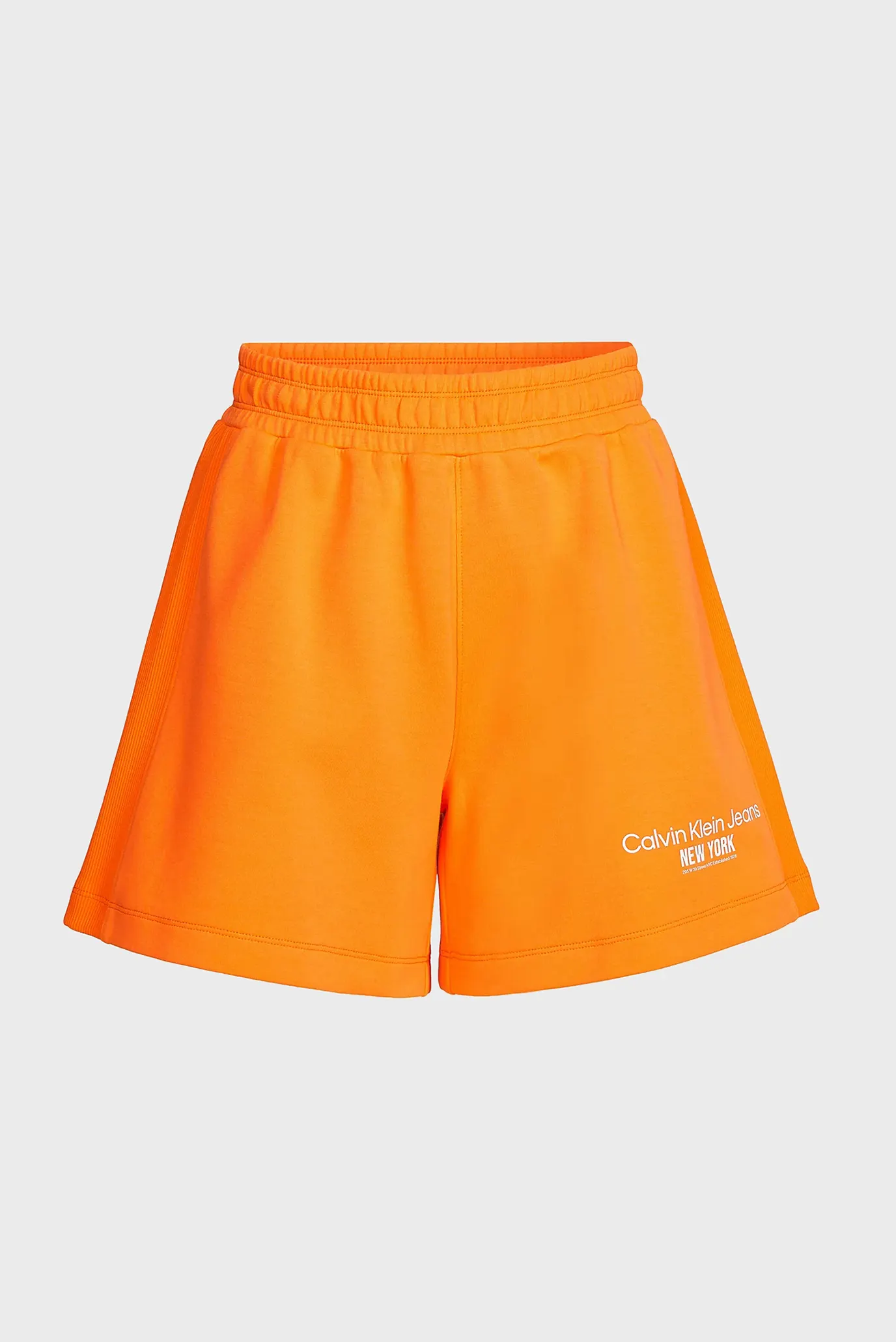 Женские оранжевые шорты RIB INSERT INTERLOCK 5