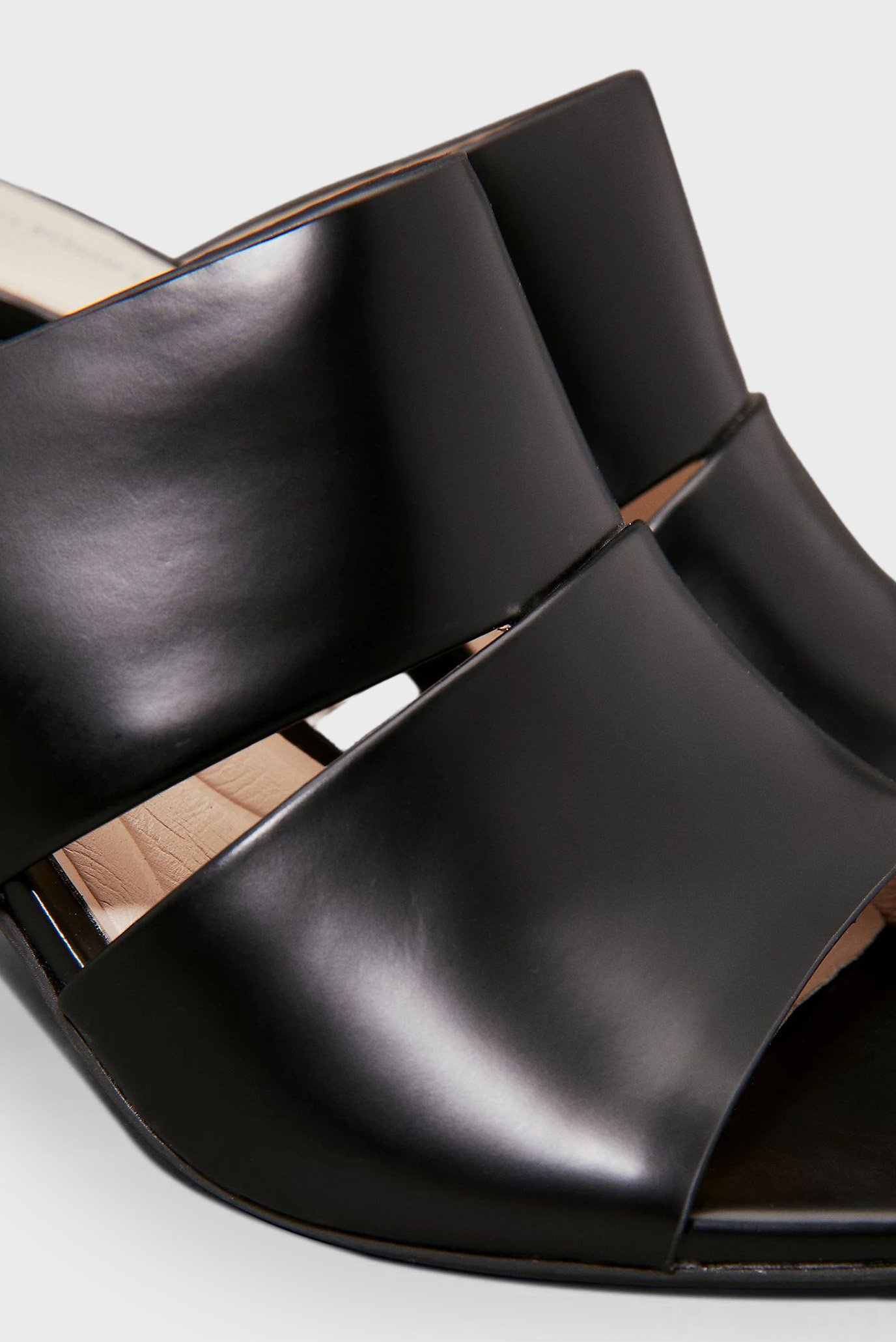 Босоножки HEEL MULE 70 - LTH 2 STRAPS 2