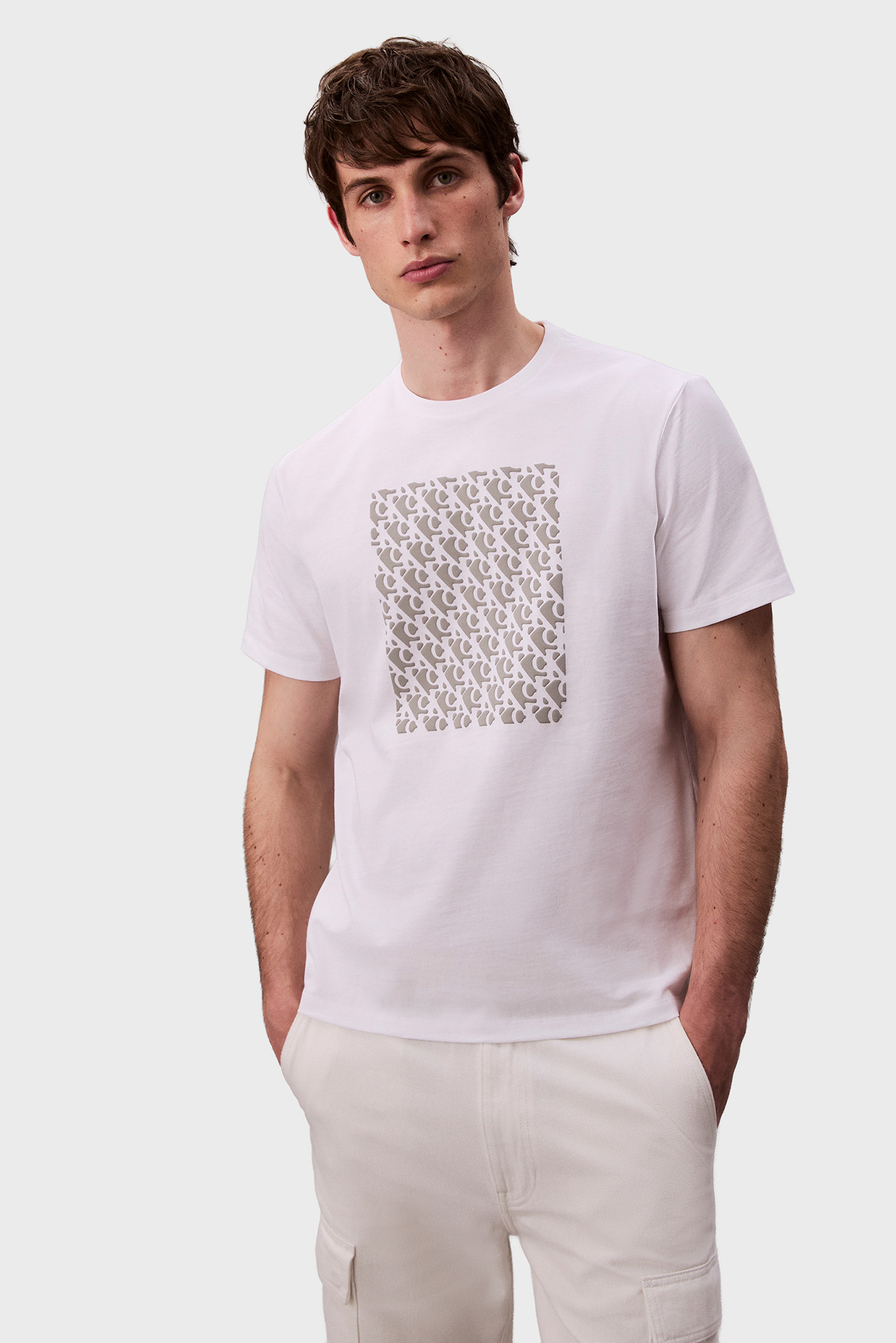 Футболка SS 20S CK MACRO AOP PUFF GRAPHIC 1