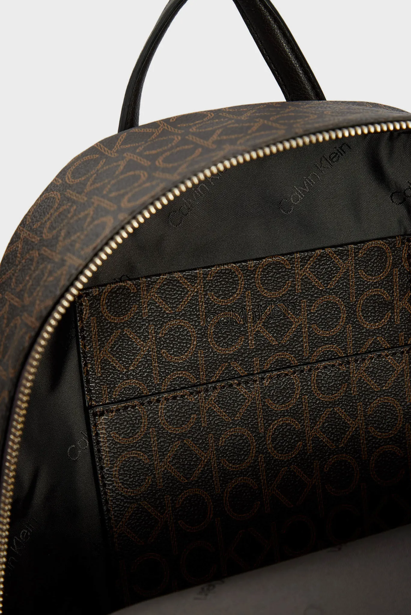 Женский коричневый рюкзак CK MUST CAMPUS 2