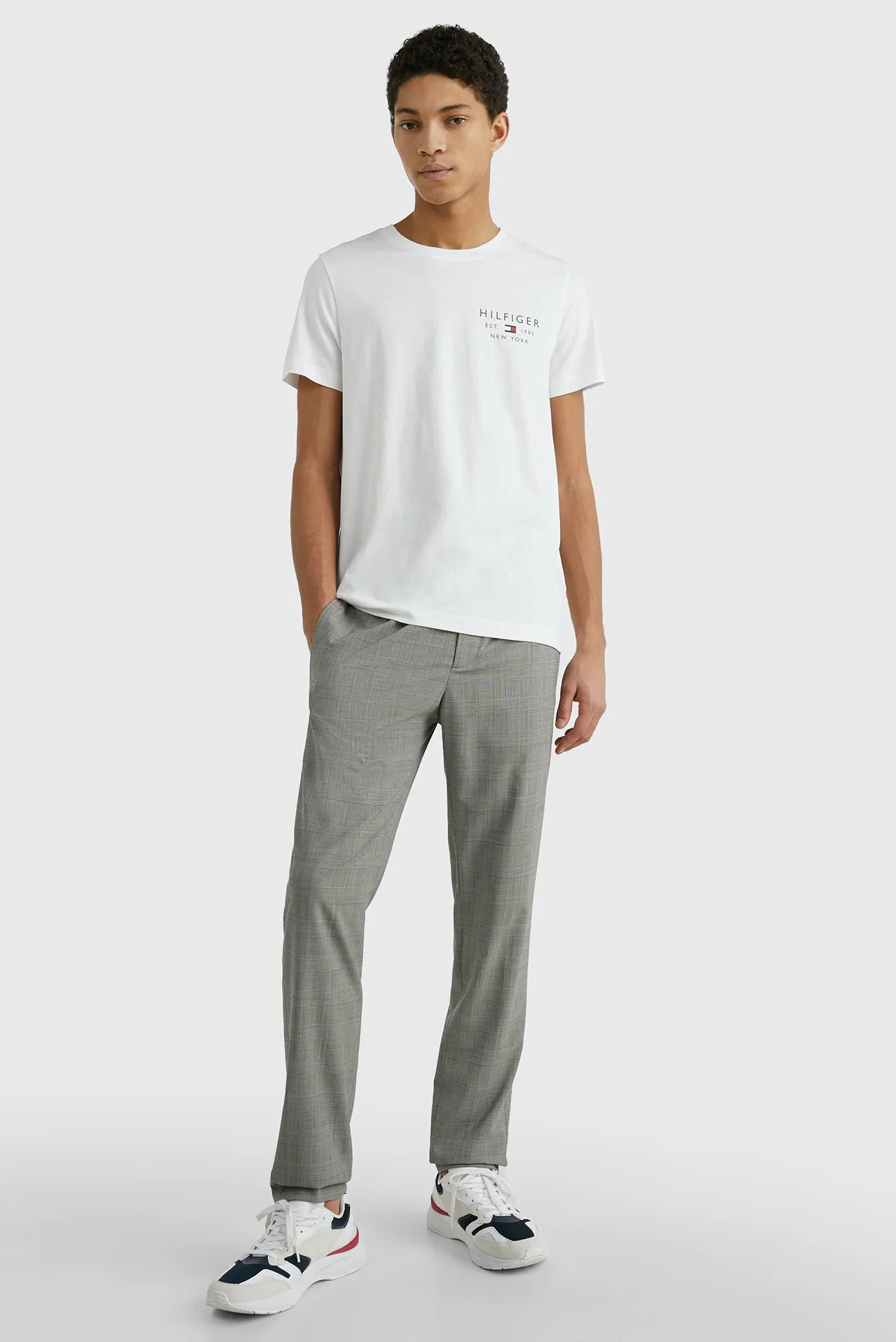 Мужская белая футболка BRAND LOVE SMALL LOGO TEE 2