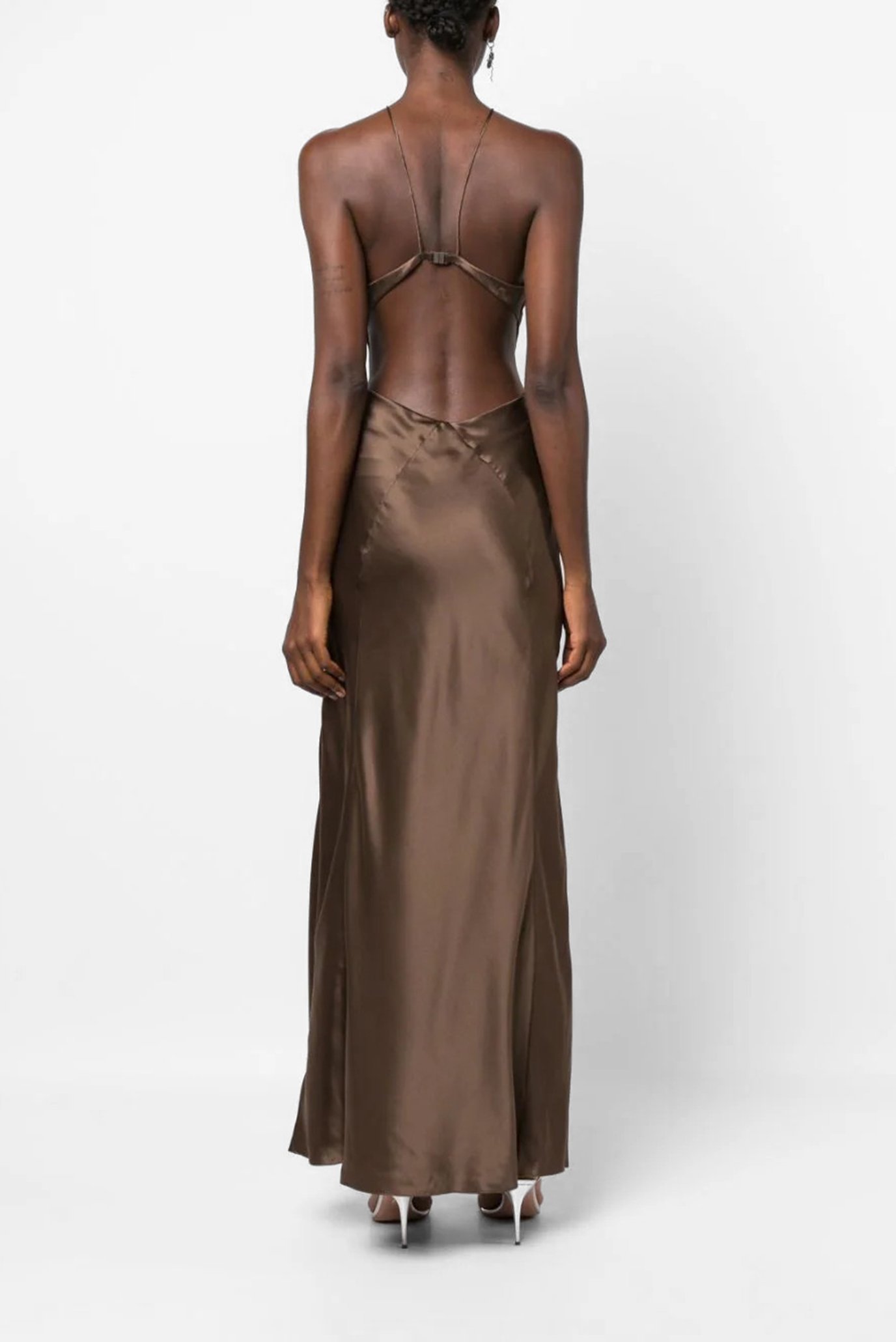 Платье SILK HALTERNECK SLIP MAXI DRESSCalvin Klein Платье SILK HALTERNECK SLIP MAXI DRESS 4