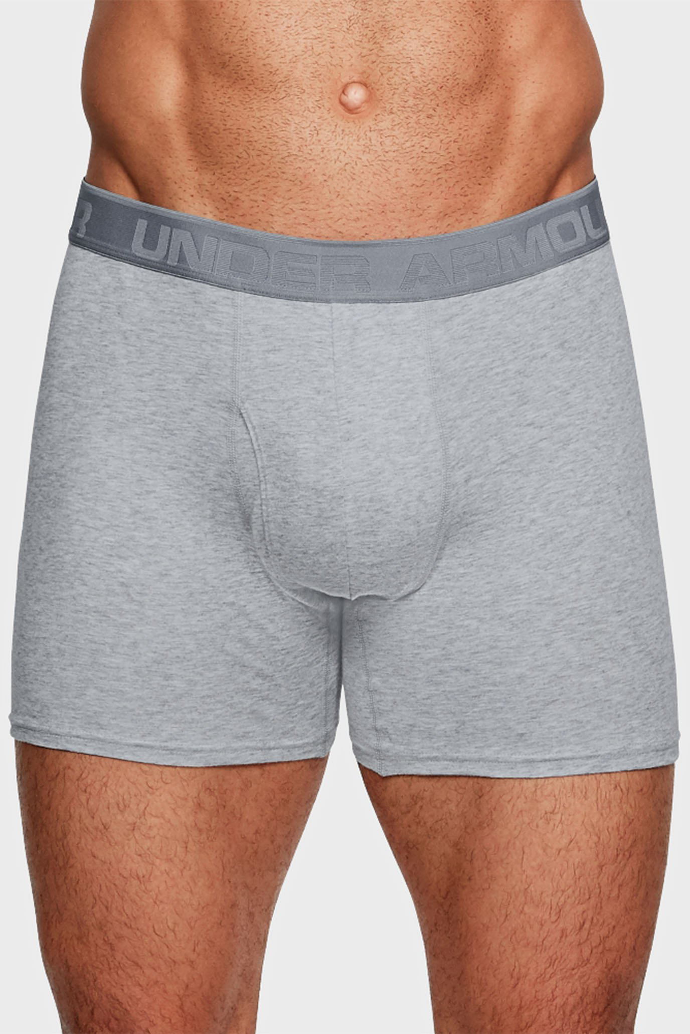Мужские серые боксеры UA Microthread Natural Under Armour Мужские серые боксеры UA Microthread Natural 4