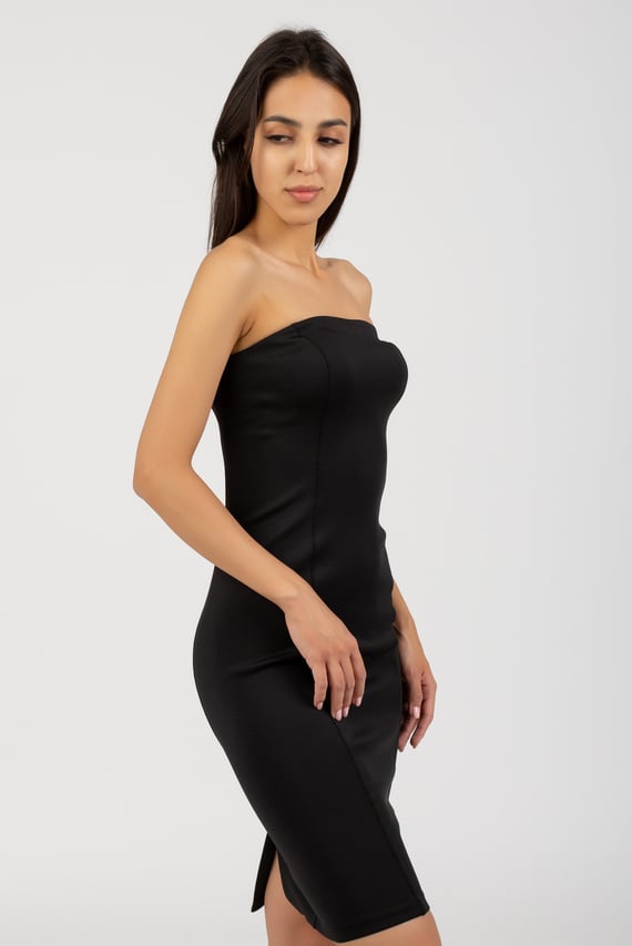 Платье TECHNICAL KNIT BANDEAU DRESS