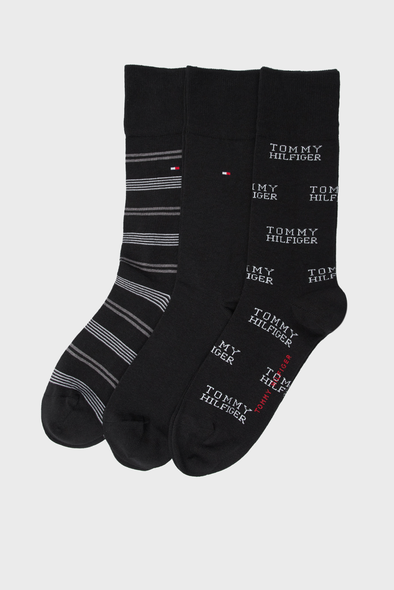 Набор носков TH MEN SOCK 3P GIFTBOX TOMMY STRIPETommy Hilfiger Набор носков TH MEN SOCK 3P GIFTBOX TOMMY STRIPE 2