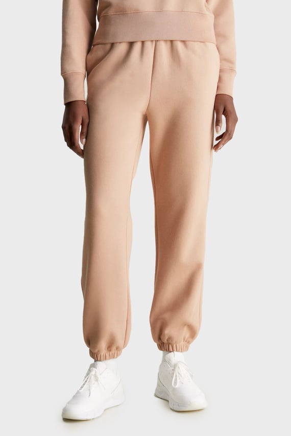Женские бежевые спортивные брюки RELAXED FLEECE JOGGER