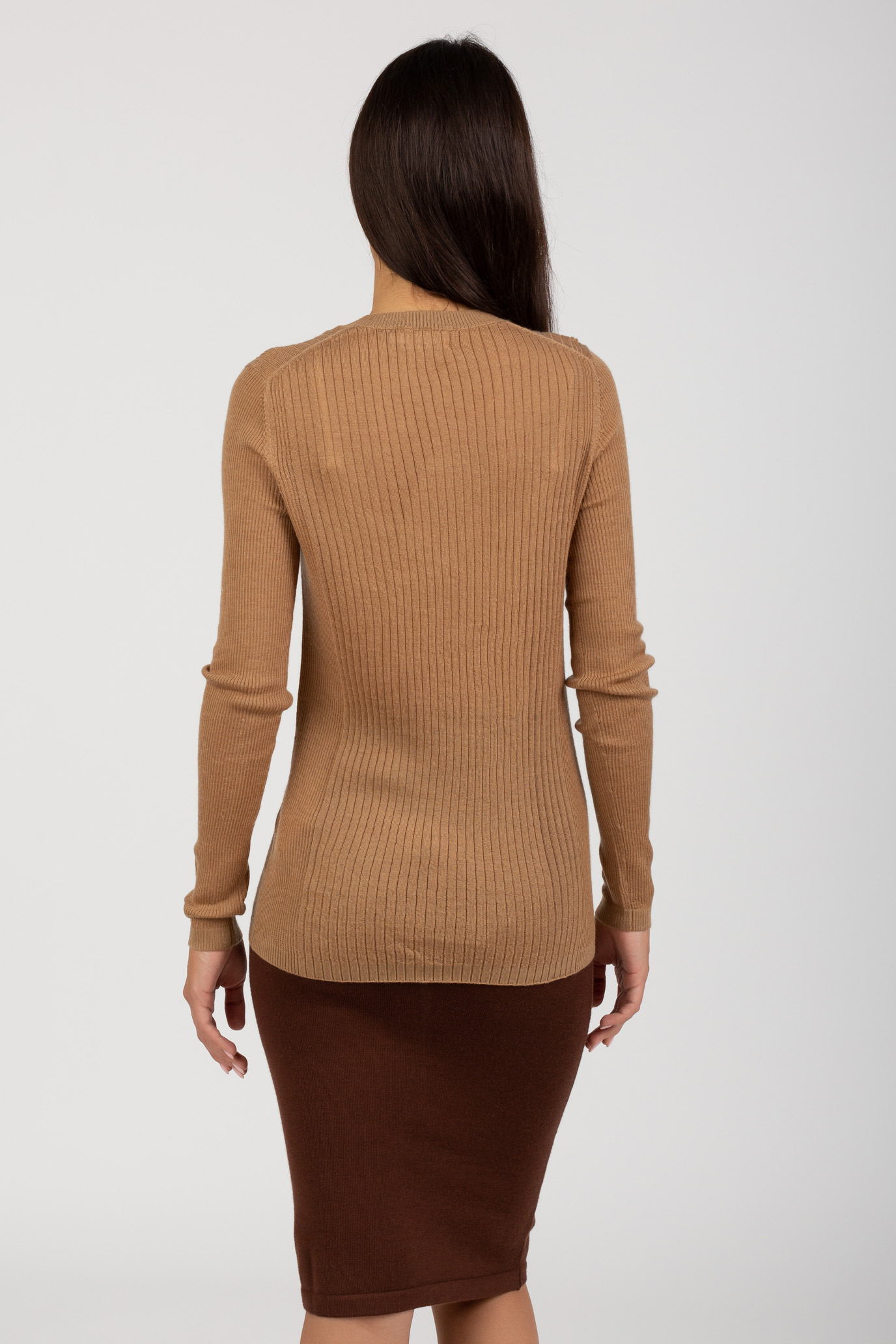 Свитер WOOL TENCEL RIB SWEATER 3