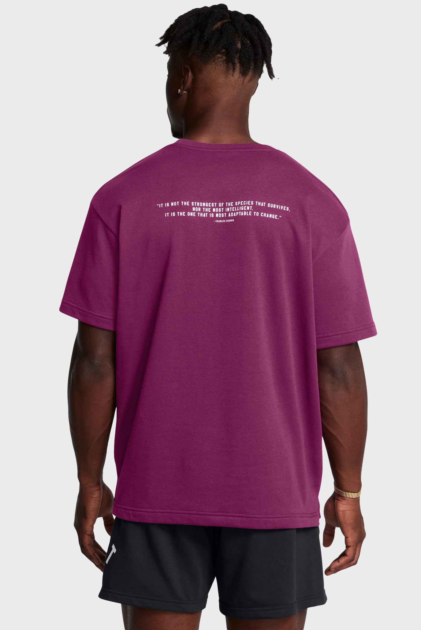 Мужская фиолетовая футболка Pjt Rck Terry Top Q3 2