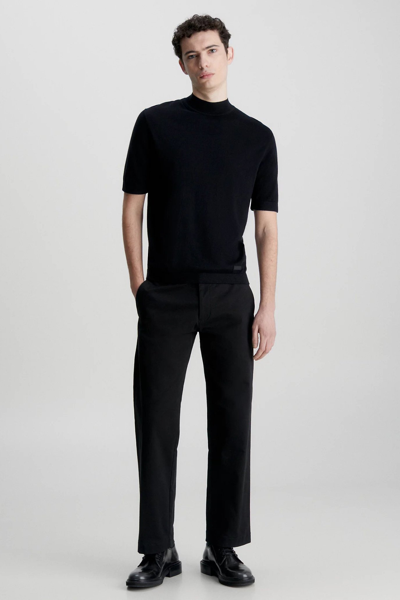 Свитер COTTON SILK BLEND MINI MOCKCalvin Klein Свитер COTTON SILK BLEND MINI MOCK 3