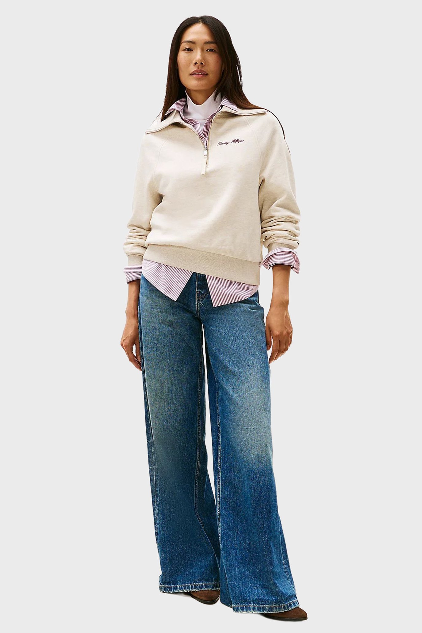 Реглан CLASSIC SCRIPT FLEECE HALF-ZIP 2