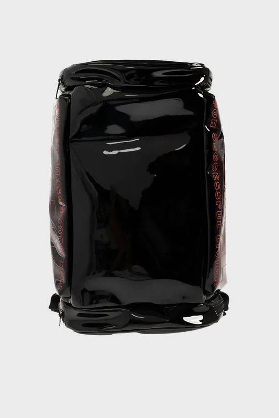 Чемодан DIESEL METALLIC PU 3-WAY BACKPACK-BLACK Diesel