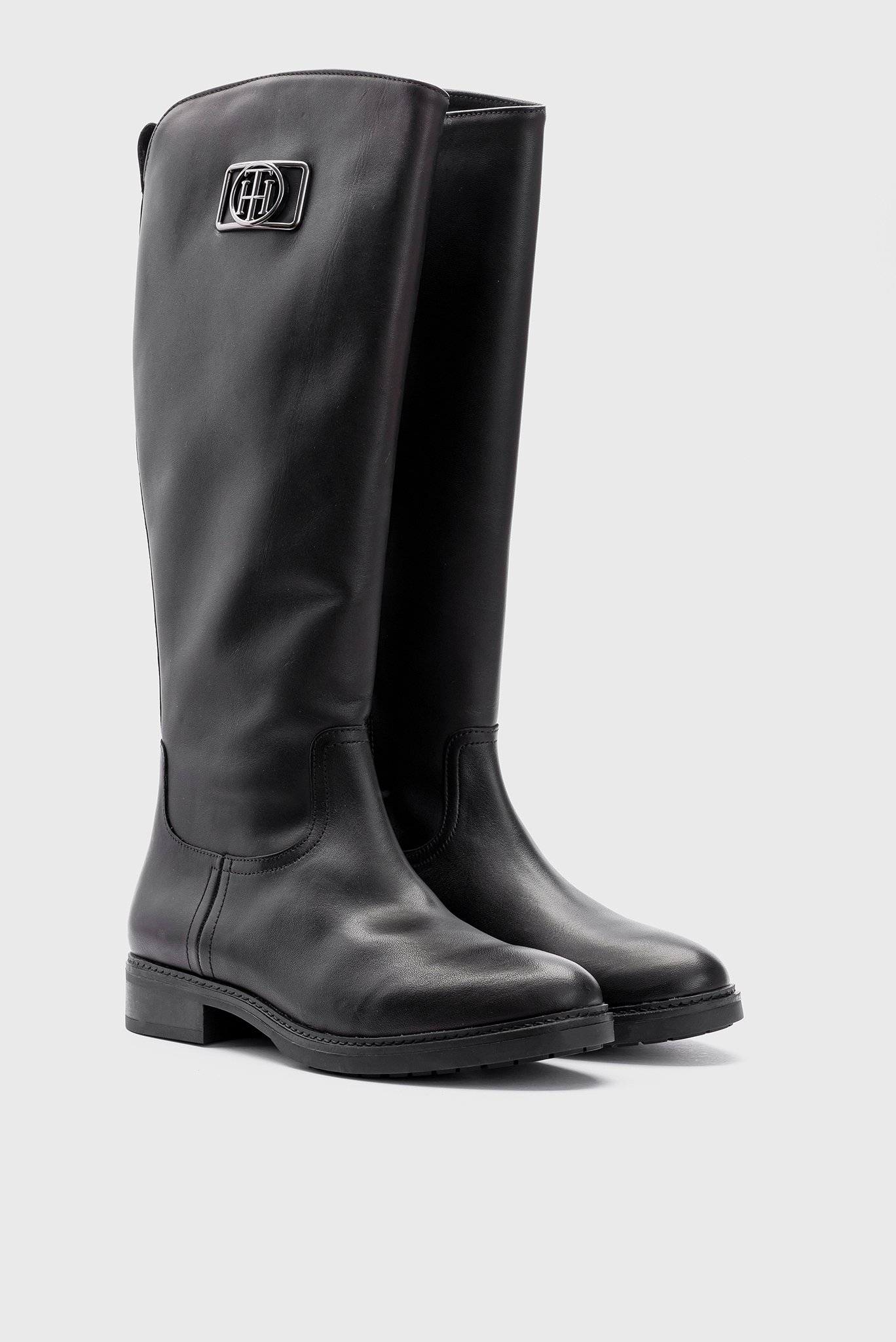 Сапоги TH HARDWARE LEATHER LONGBOOT Tommy Hilfiger Сапоги TH HARDWARE LEATHER LONGBOOT 3