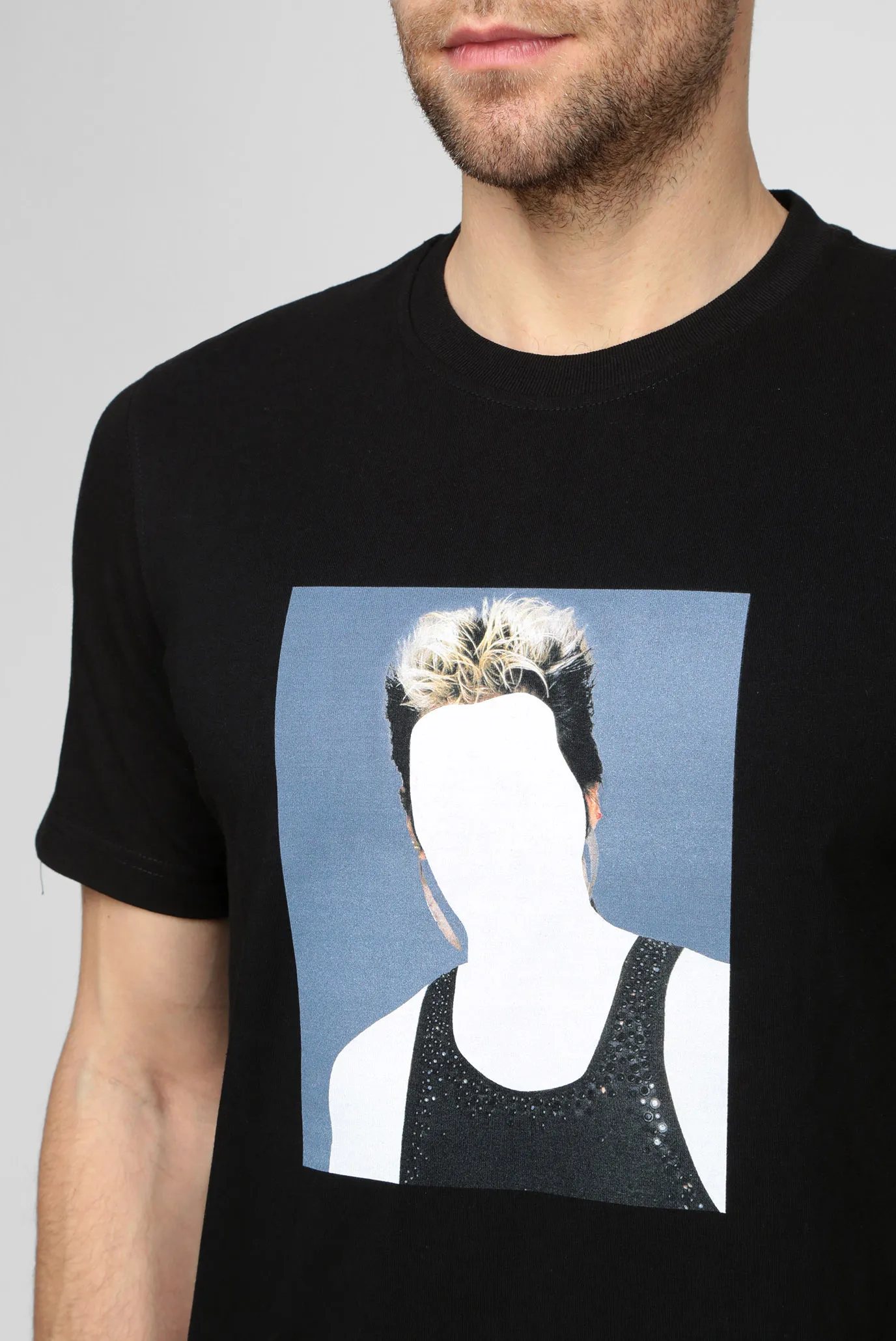 Мужская черная футболка JUST-C2 9