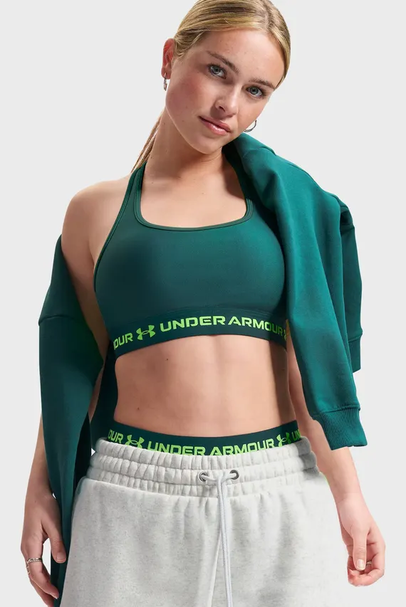 Топ Crossback Mid Bra-GRN Under Armour