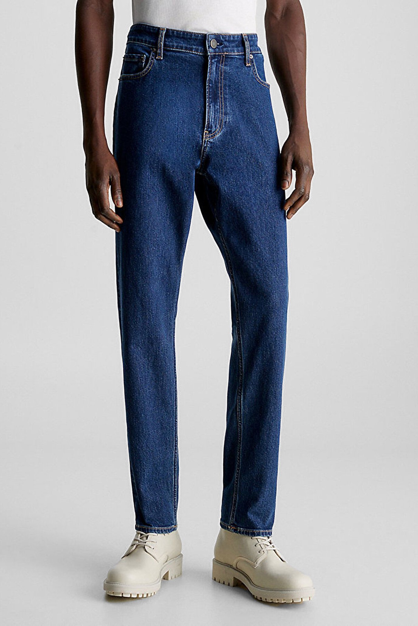 Мужские темно-синие джинсы TAPERED FIT 1