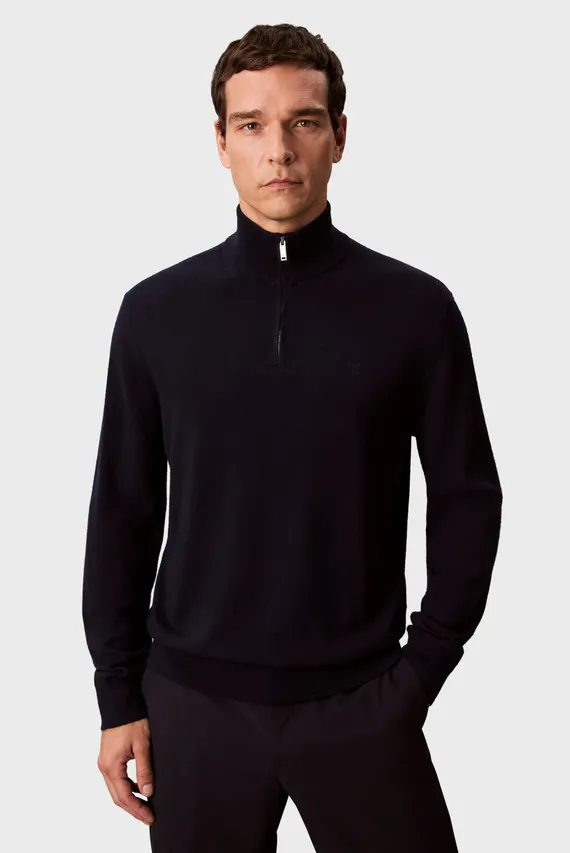 Свитер LS 100% MERINO QZ 14GG Calvin Klein
