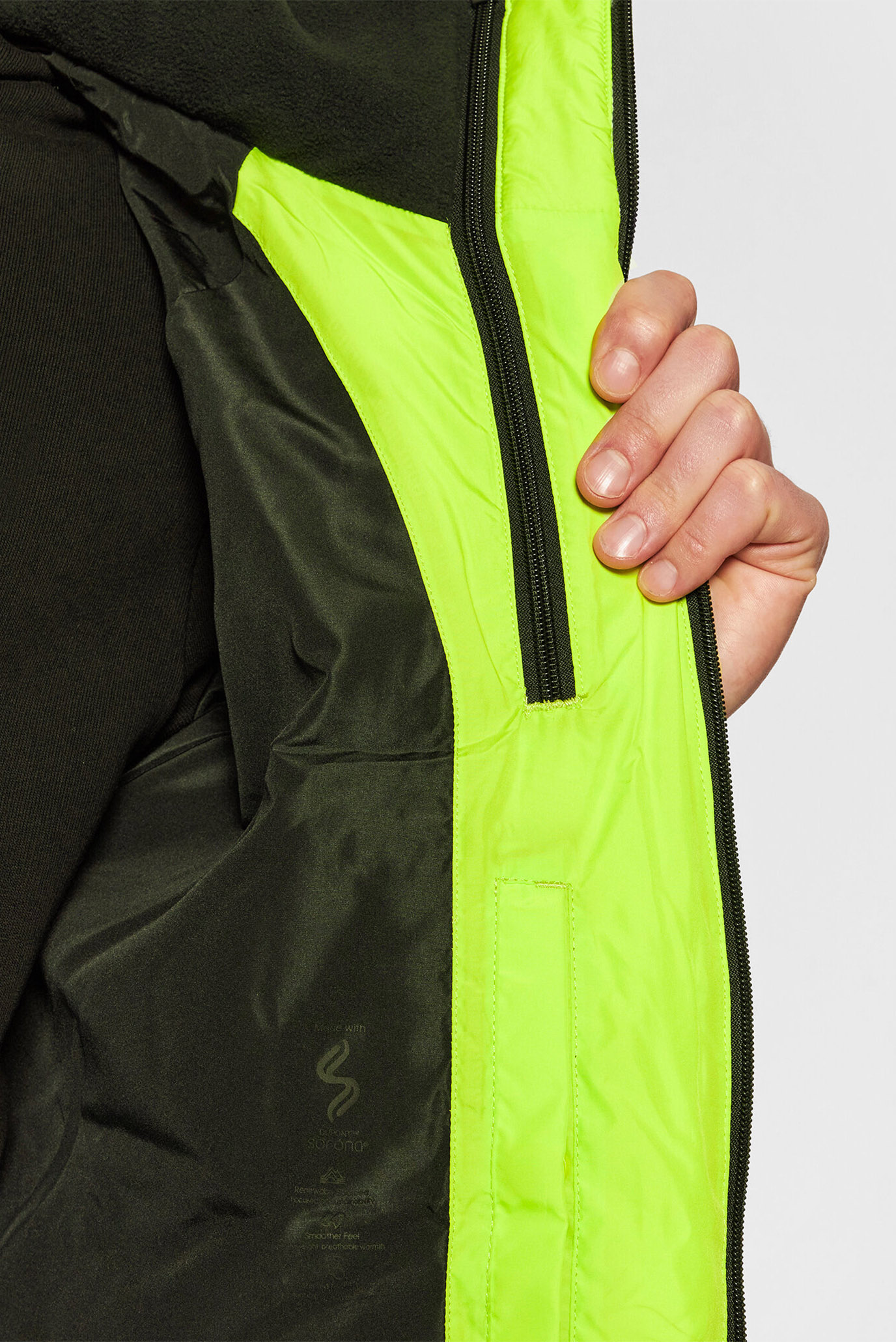 Куртка зимняя BLOCKING HOODED SHORT PUFFER 5