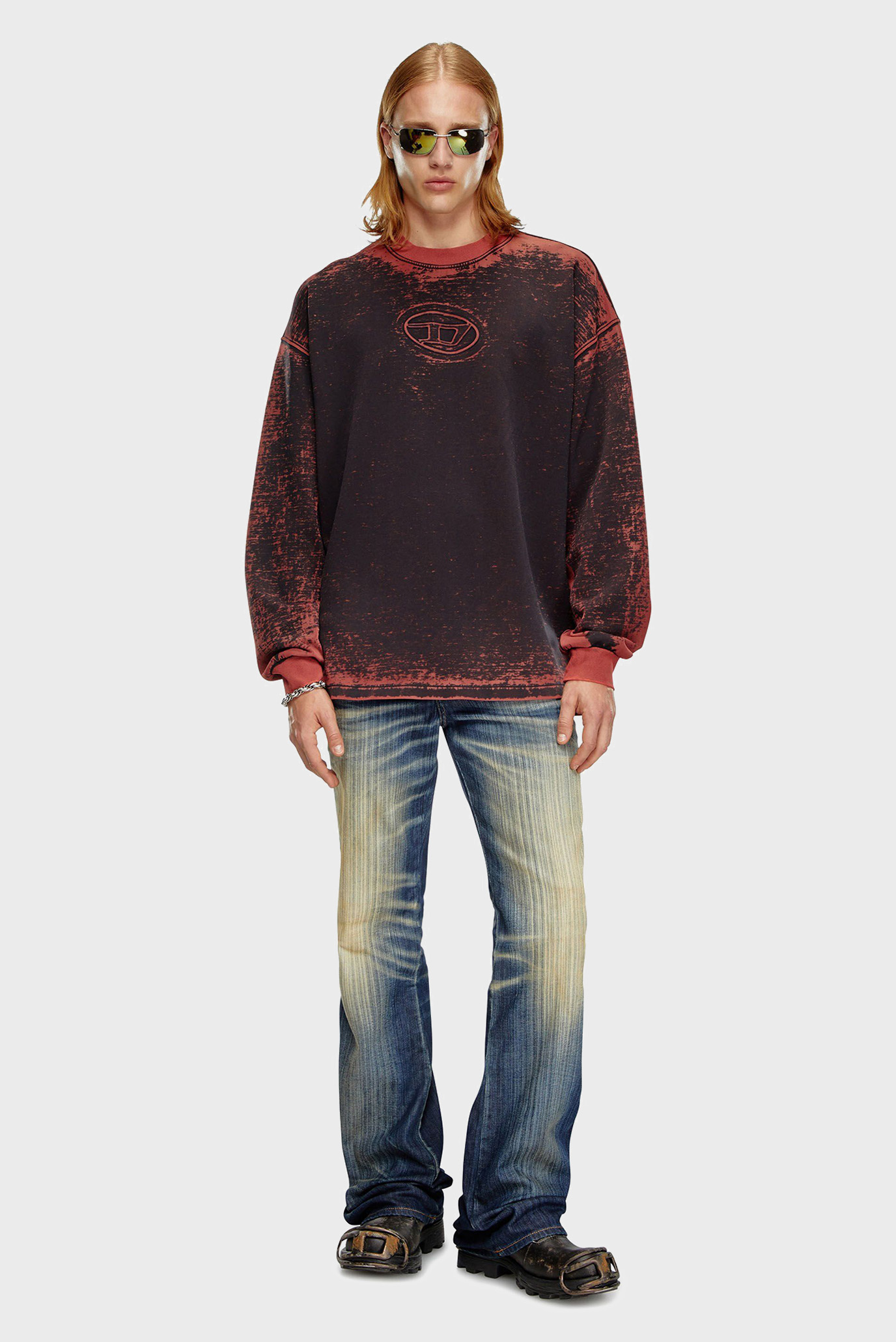 Мужской черный свитшот S-BAXT-Q1 2