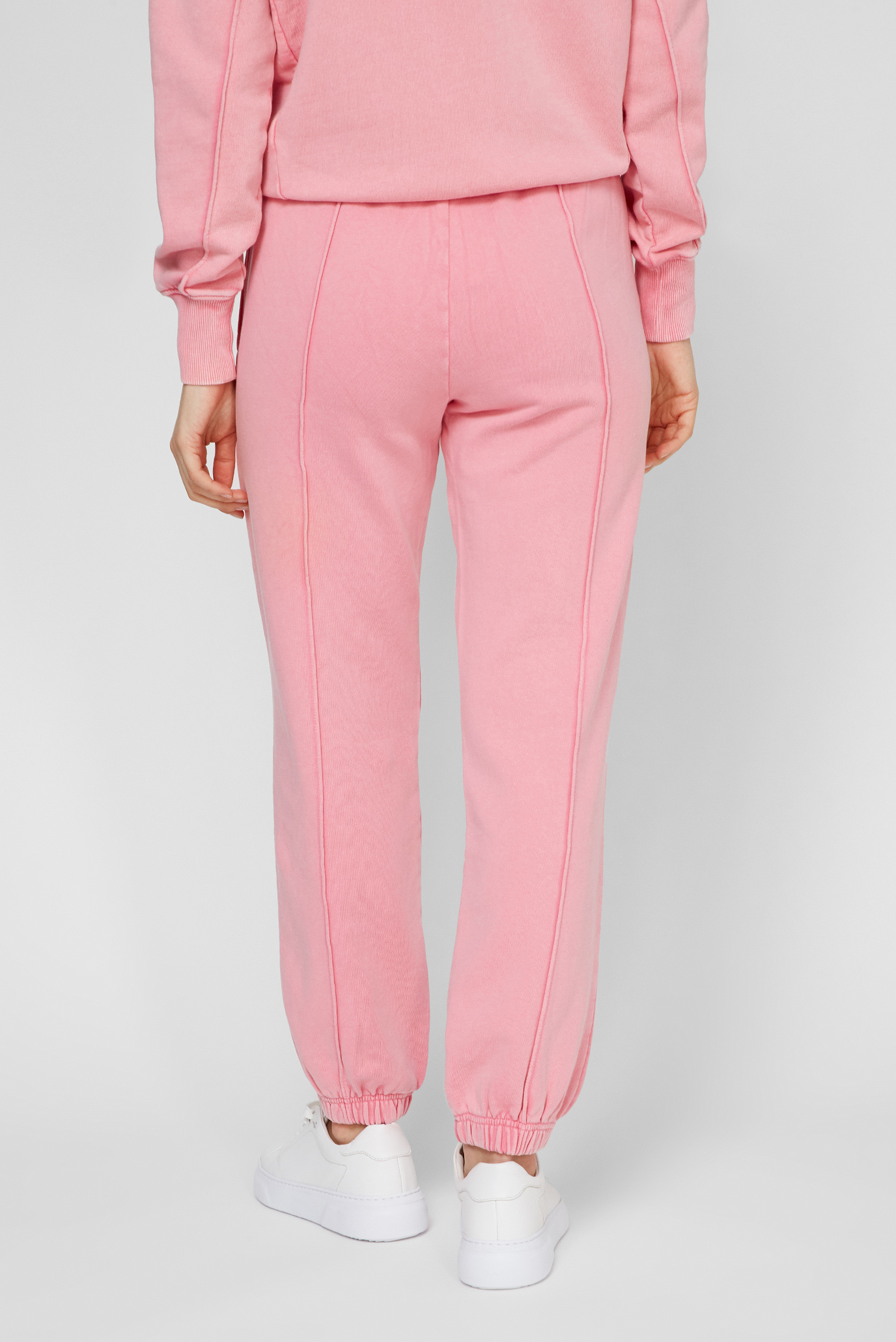 Женские розовые спортивные брюки 6