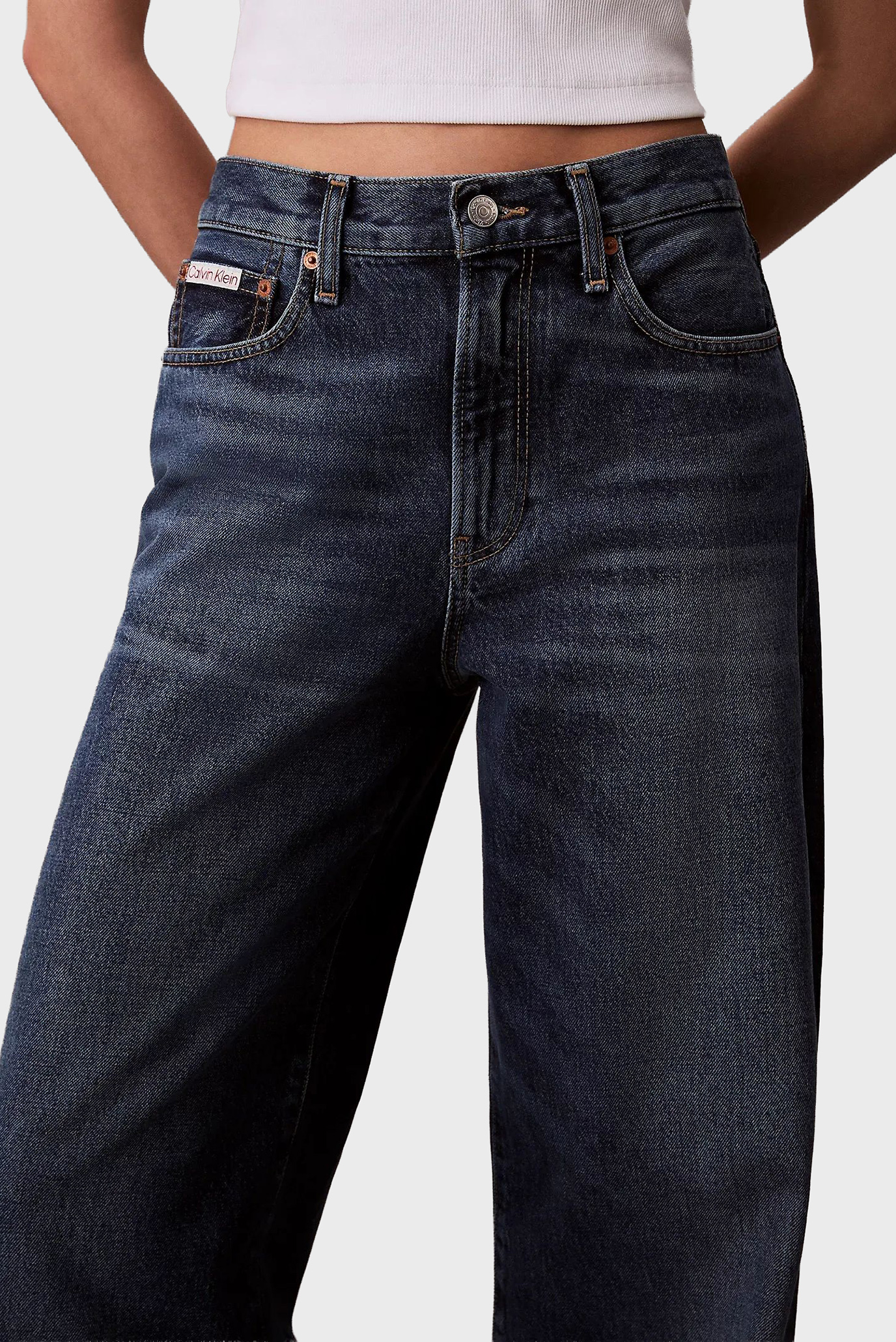 Джинсы THE WIDE LEG TINTED HORSESHOE 4