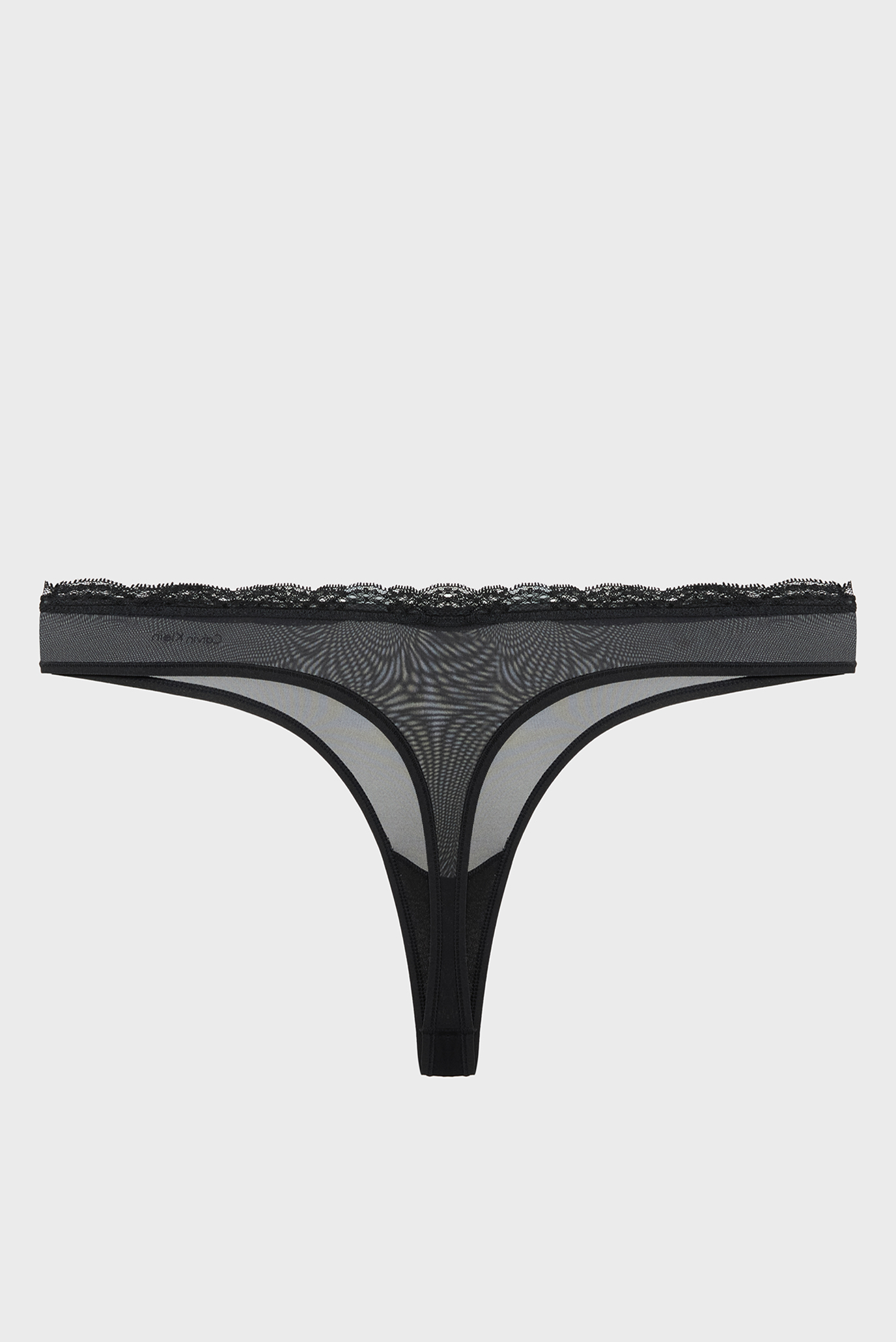 Женские черные трусики THONG 2