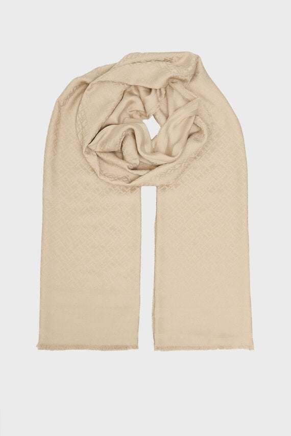 Шарф TH MONOGRAM SCARF Tommy Hilfiger Шарф TH MONOGRAM SCARF Tommy Hilfiger