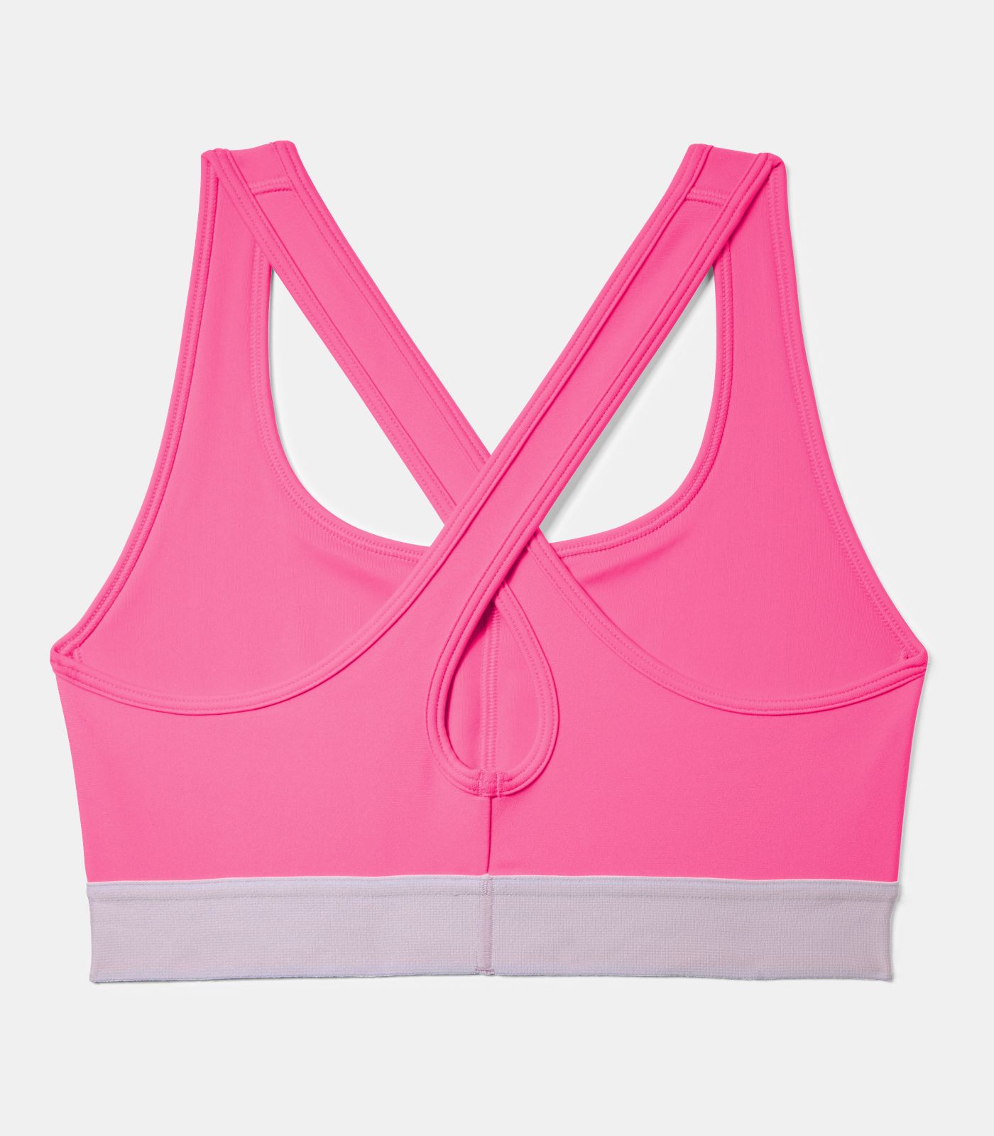Женский розовый топ Armour Mid Crossback Bra 4